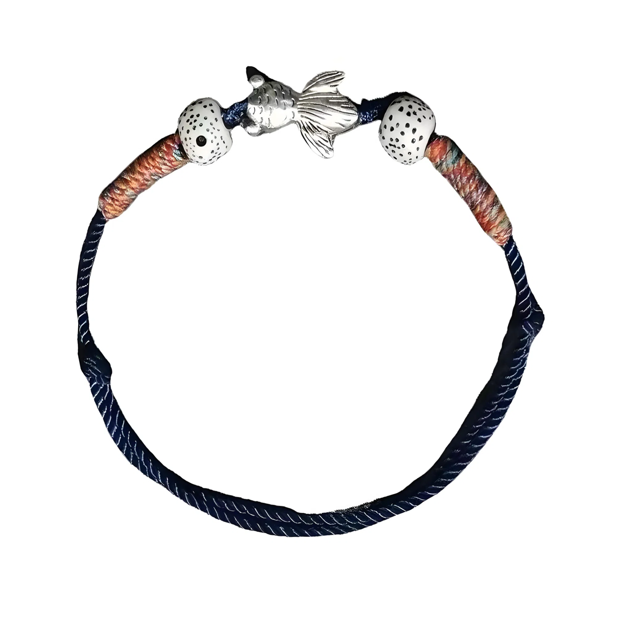 絮物 国潮 锦鲤新中式轻奢高级感时尚百搭小众创意温柔可爱前程似锦诸事顺遂文玩#好运 织物 手绳 男女同款情侣款