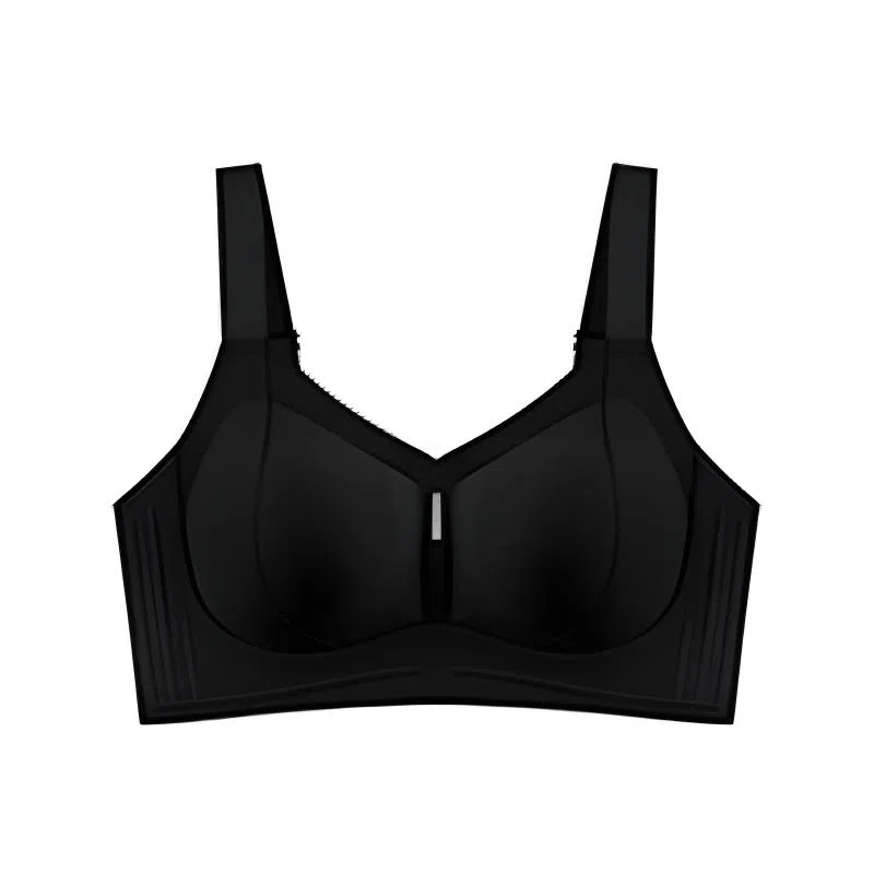 欧迪芬 冰丝无痕轻薄透气上托聚拢防下垂收副乳亲肤柔软立体大包裹大胸显小夏季清凉感文胸 女款