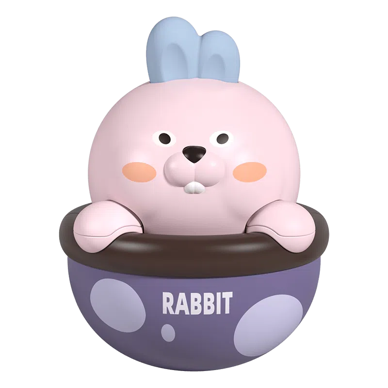 蓓臣 兔子 恐龙不倒翁 早教益智玩具