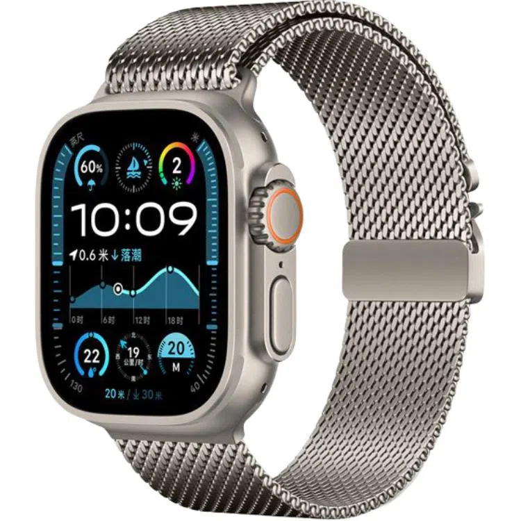 亿祈发 苹果适用 手表表带 不锈钢材质 简约男女通用