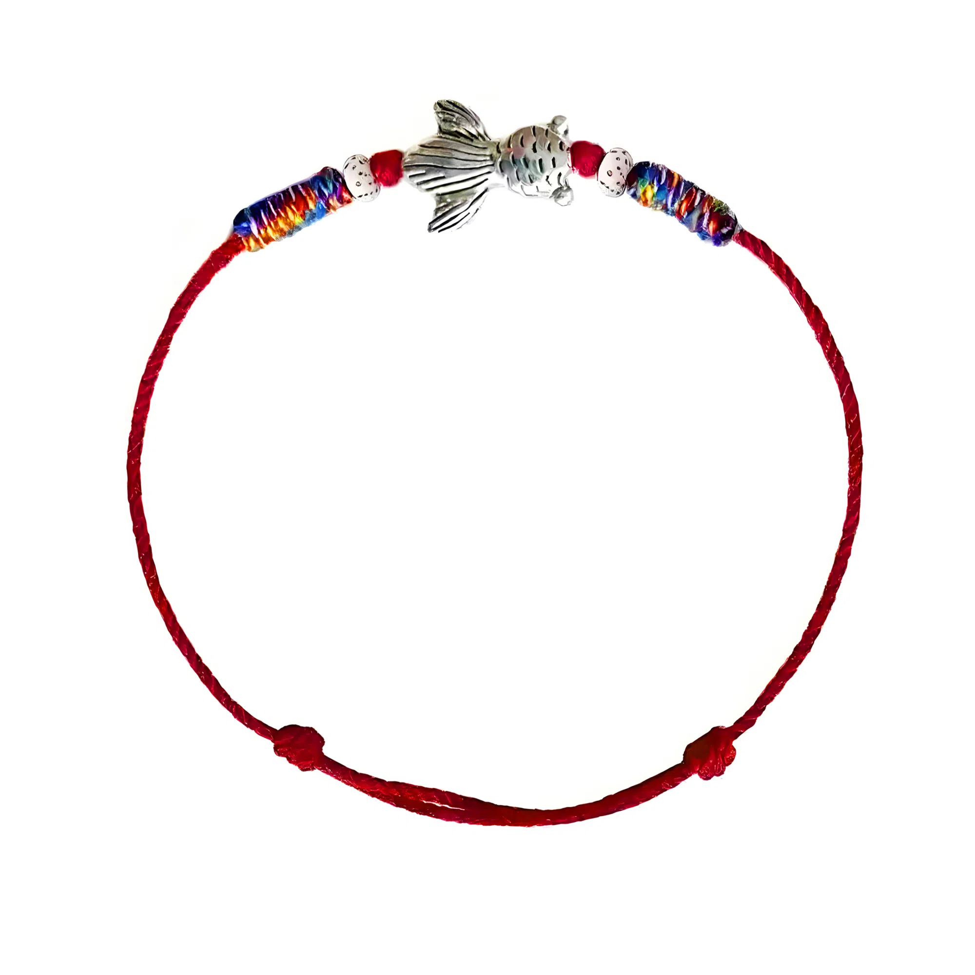 絮物 国潮 锦鲤新中式轻奢高级感时尚百搭小众创意温柔可爱前程似锦诸事顺遂文玩#好运 织物 手绳 男女同款情侣款