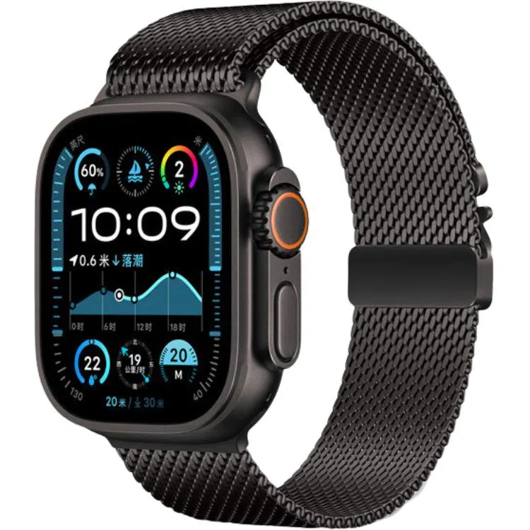 亿祈发 苹果适用 手表表带 不锈钢材质 简约男女通用