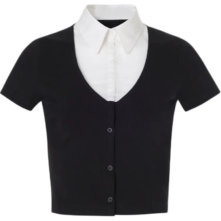 NOT YOUR ROSE SS25 Serena top (Black)