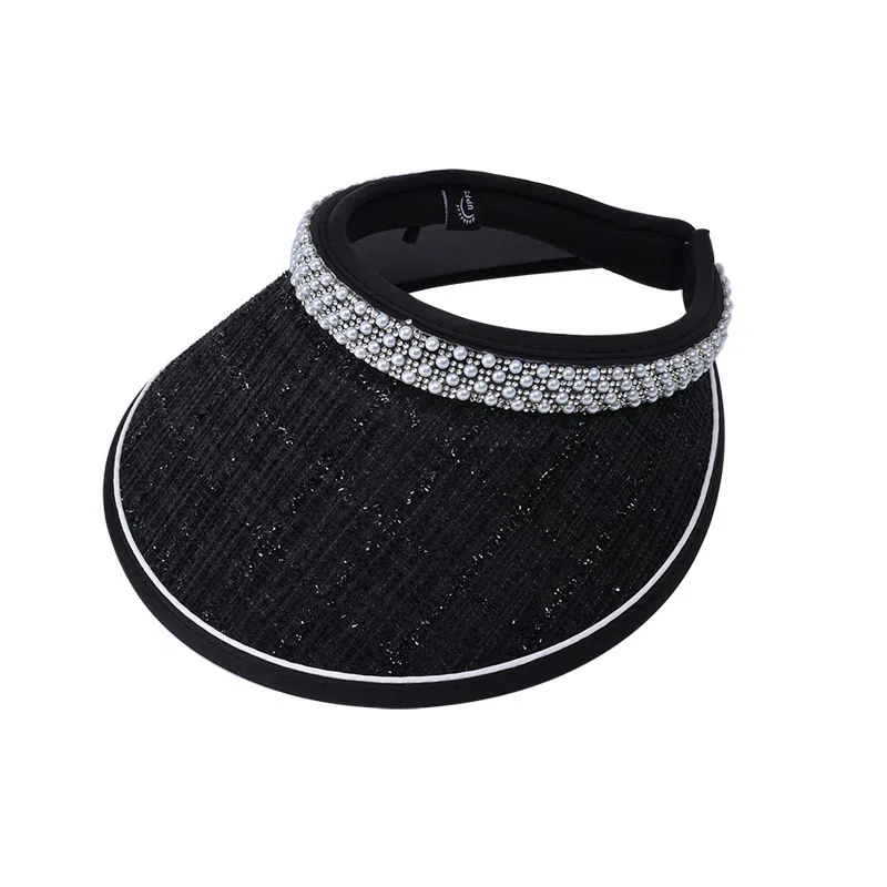 艾佳微 夏日小香风 韩版百搭遮阳优雅 涤纶 防晒帽 男女同款情侣款