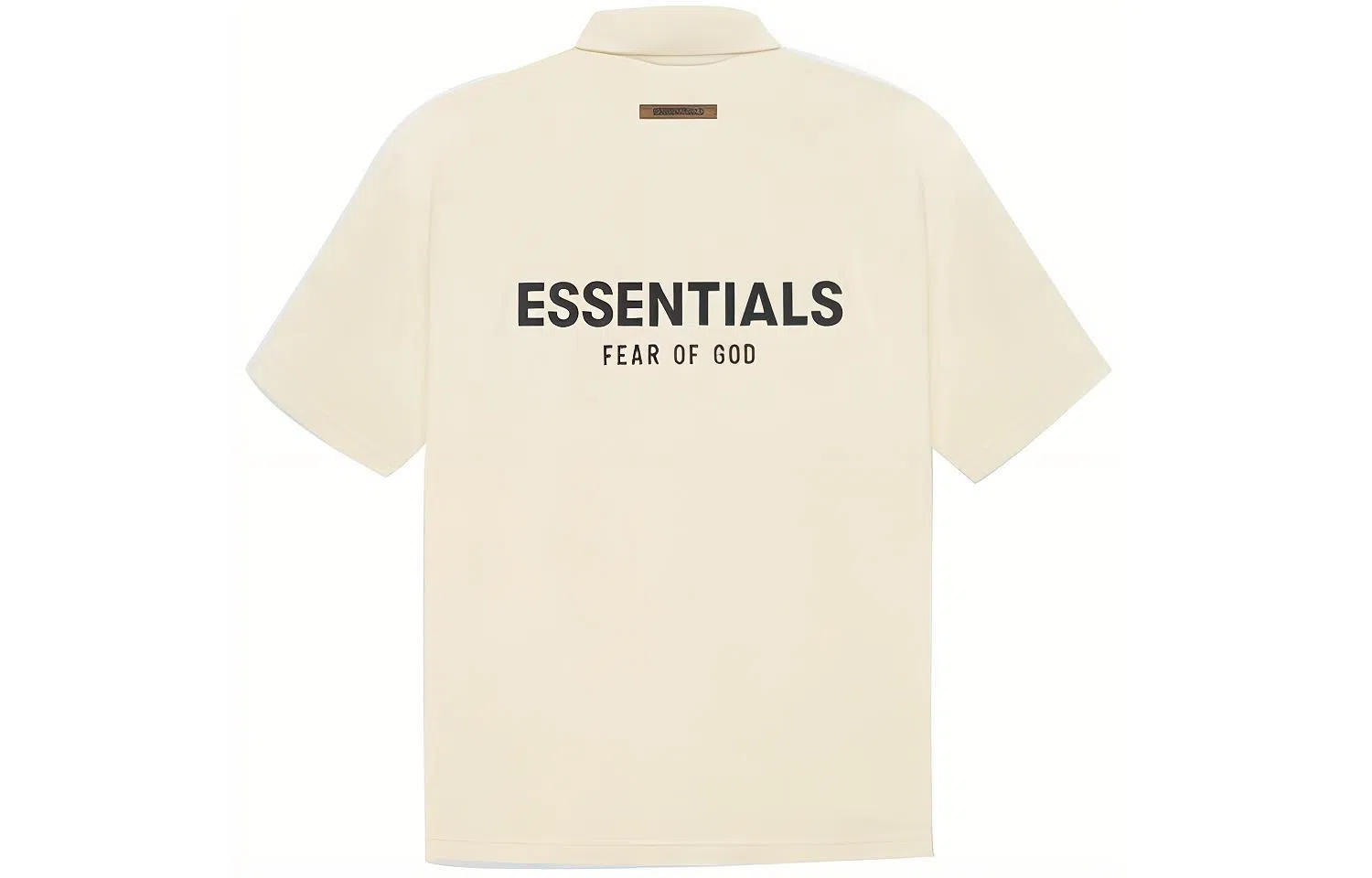 Fear of God Essentials SS21 Short Sleeve Polo Buttercream/Cream