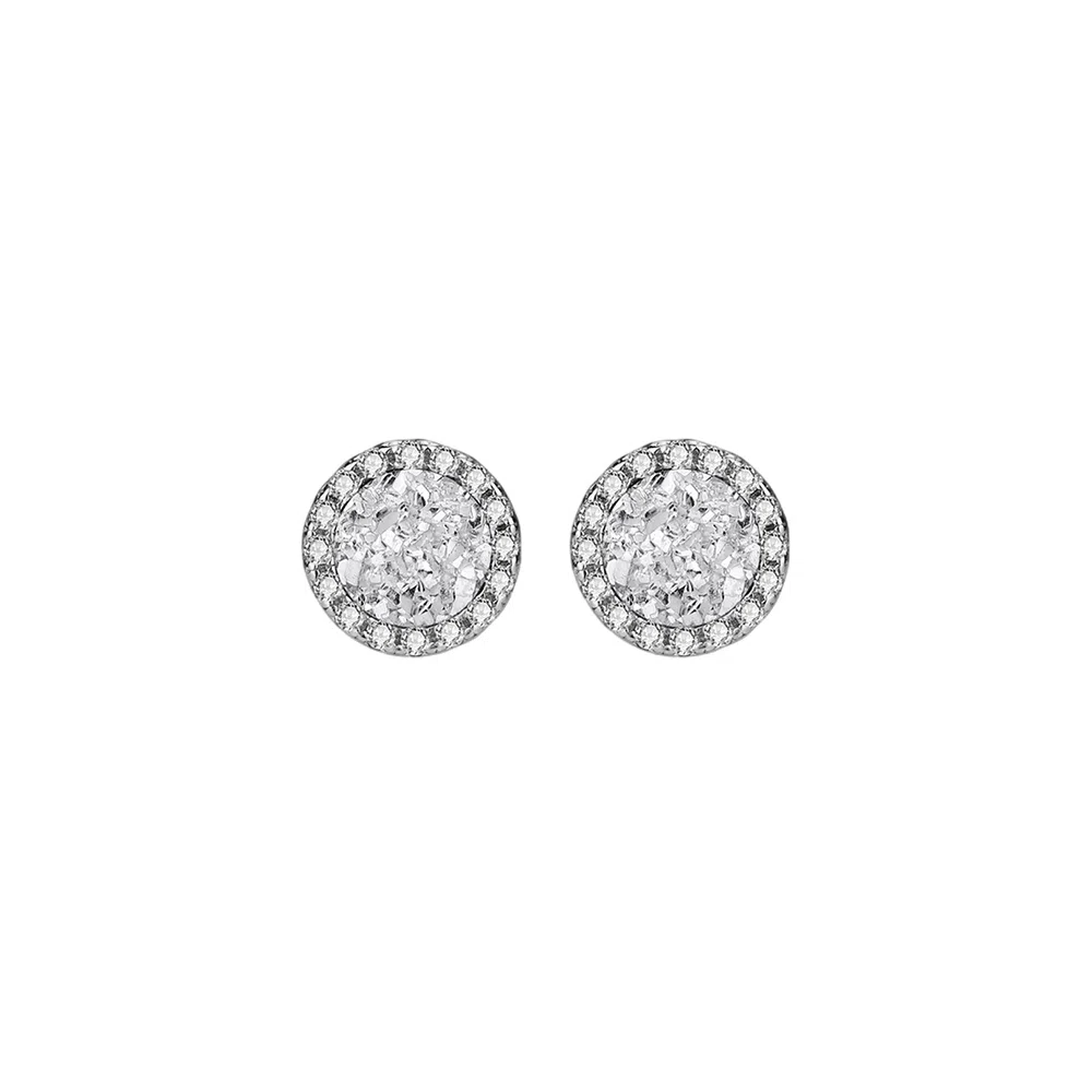 希遇 荆棘拥瑰小众设计 新中式国潮轻奢小众设计 冷淡风创意设计日常百搭 合金 耳钉 男女同款情侣款