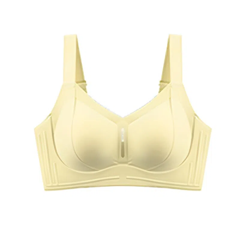 欧迪芬 冰丝无痕轻薄透气上托聚拢防下垂收副乳亲肤柔软立体大包裹大胸显小夏季清凉感文胸 女款