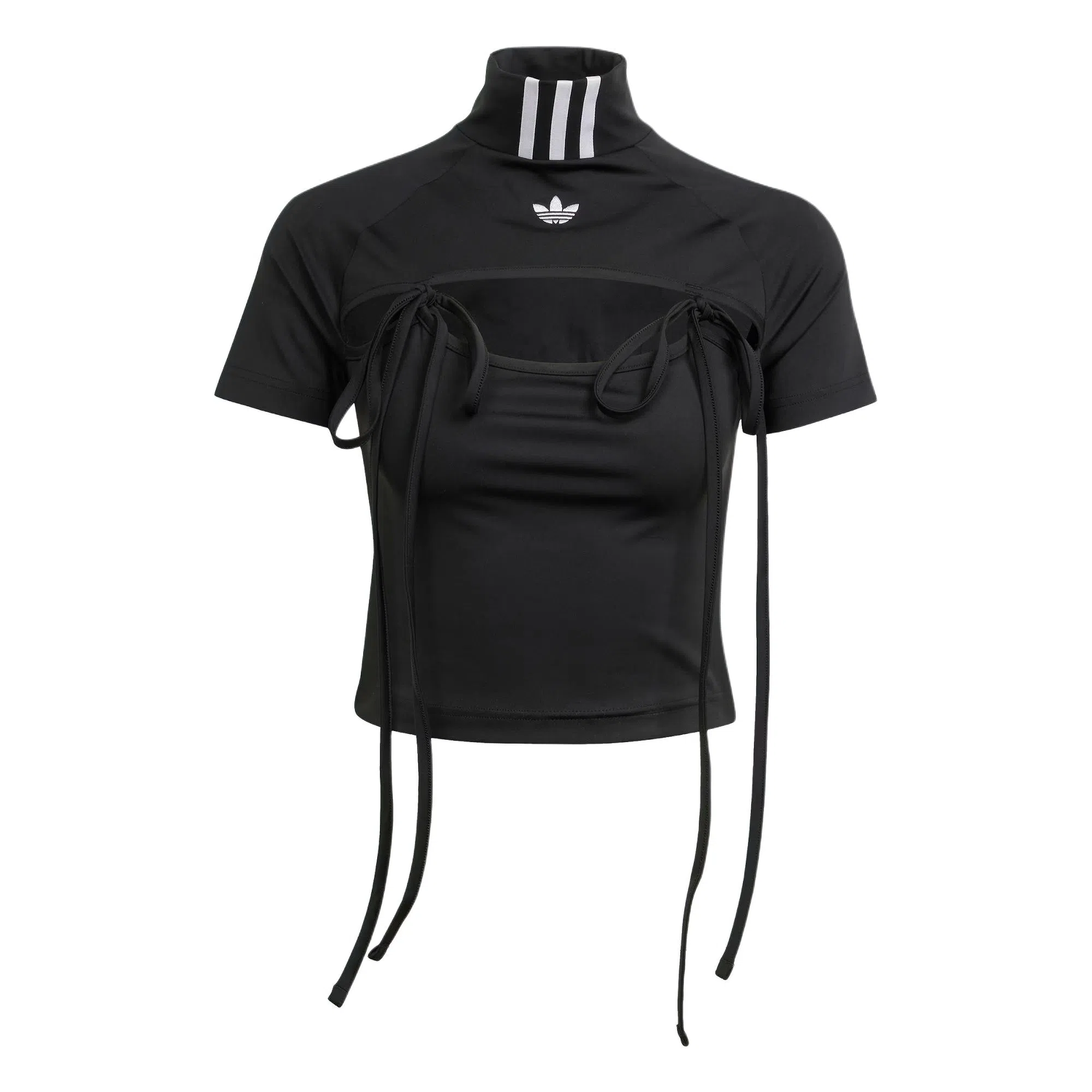 adidas originals Top RIBBON CUT OUT CROP T