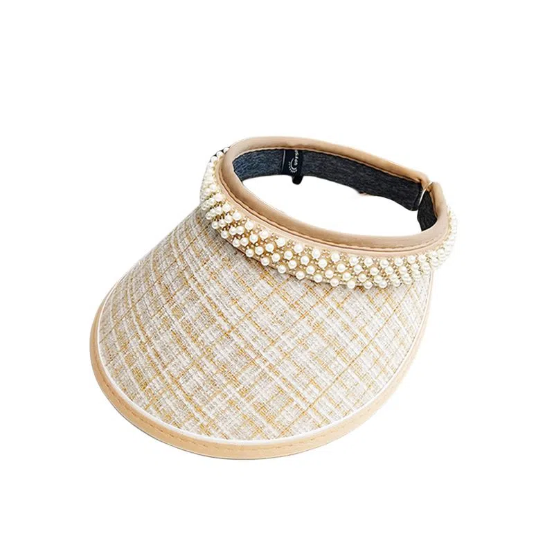 艾佳微 夏日小香风 韩版百搭遮阳优雅 涤纶 防晒帽 男女同款情侣款