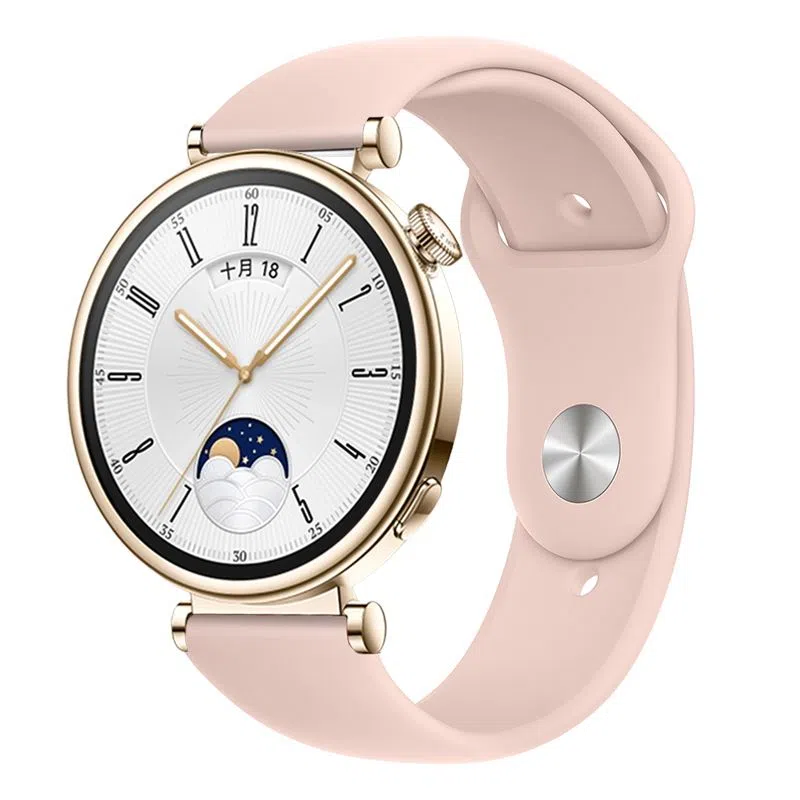 亿祈发 表带 华为适用 硅胶材质 蝴蝶反扣时尚百搭表带男女通用