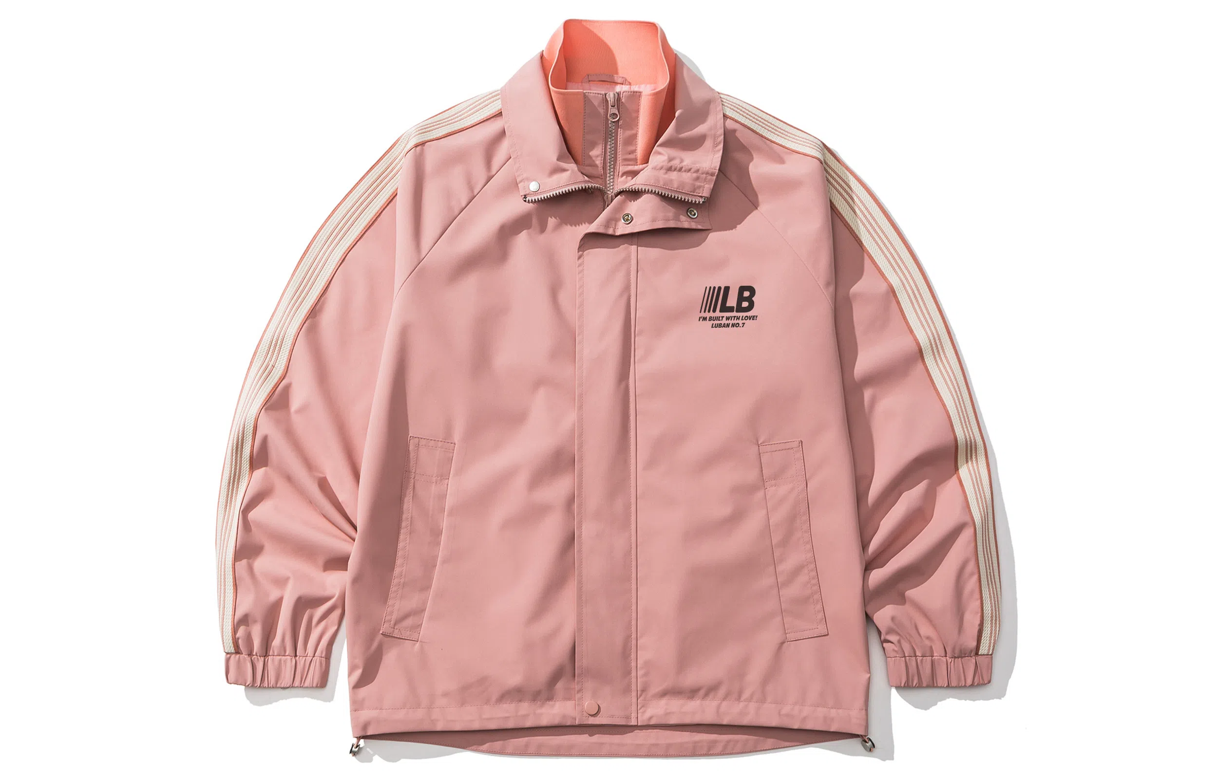 王者荣耀 美式高街假两件立领外套宽松舒适痞帅青少年户外运动休闲百搭时尚夹克衫 鲁班七号款 男女同款