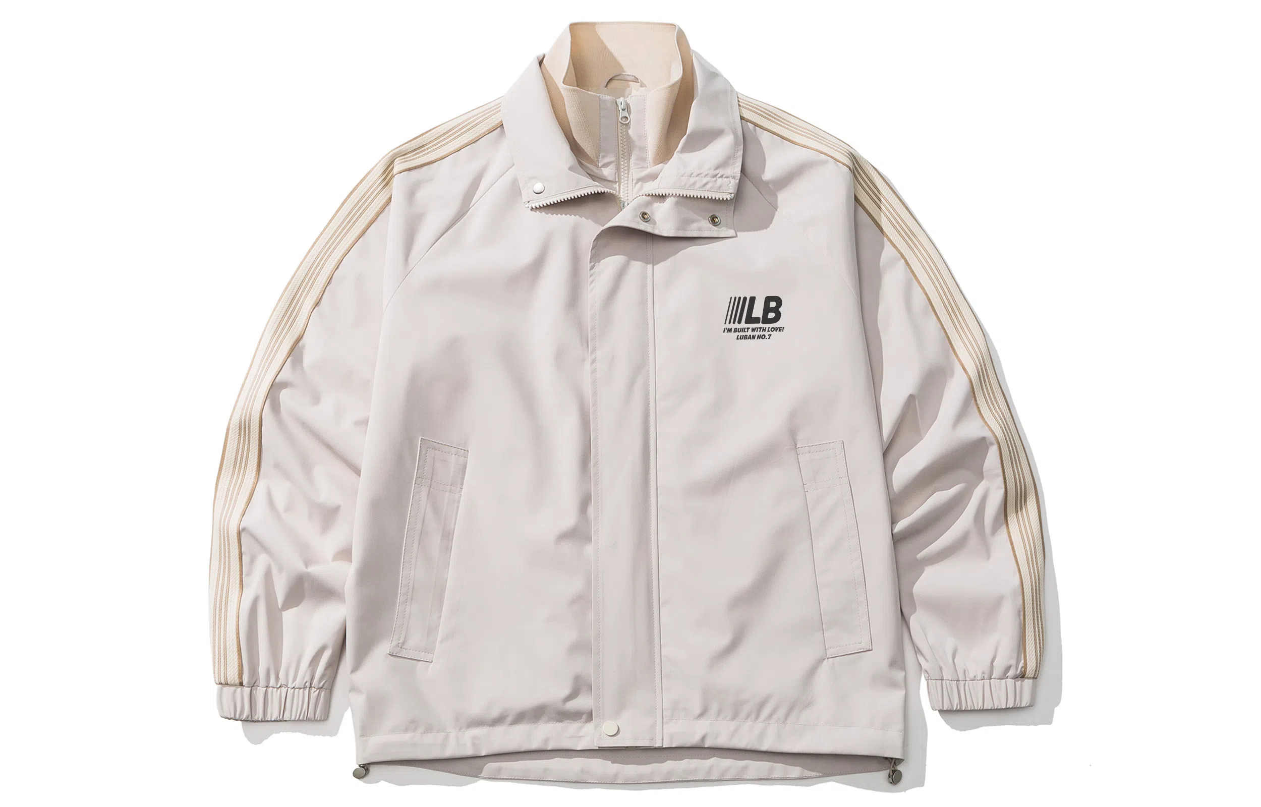 王者荣耀 美式高街假两件立领外套宽松舒适痞帅青少年户外运动休闲百搭时尚夹克衫 鲁班七号款 男女同款