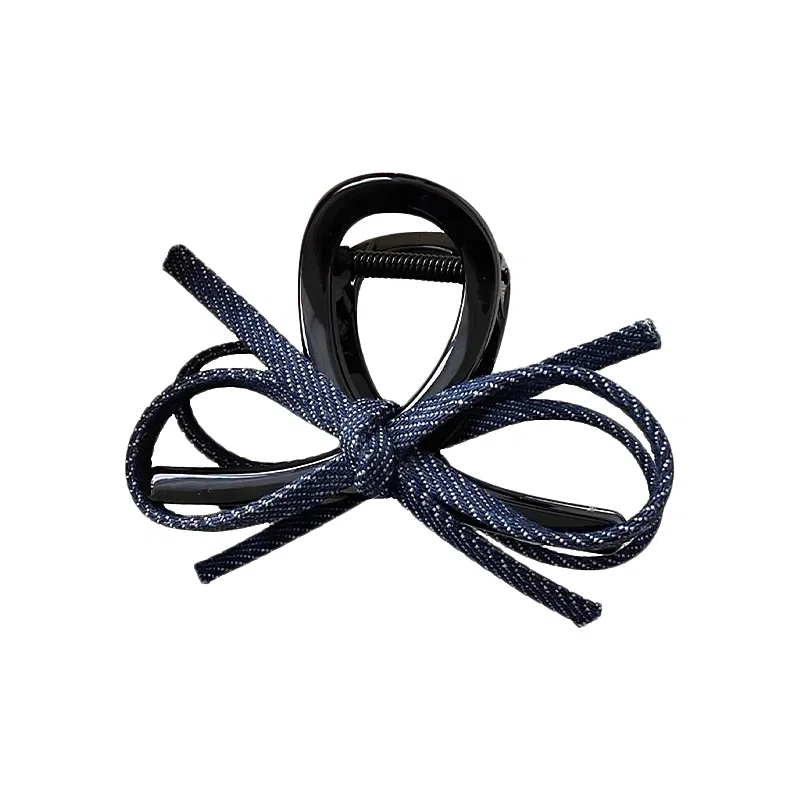 蒙妮 复古简约蝴蝶结抓夹 亚克力 发夹 女款