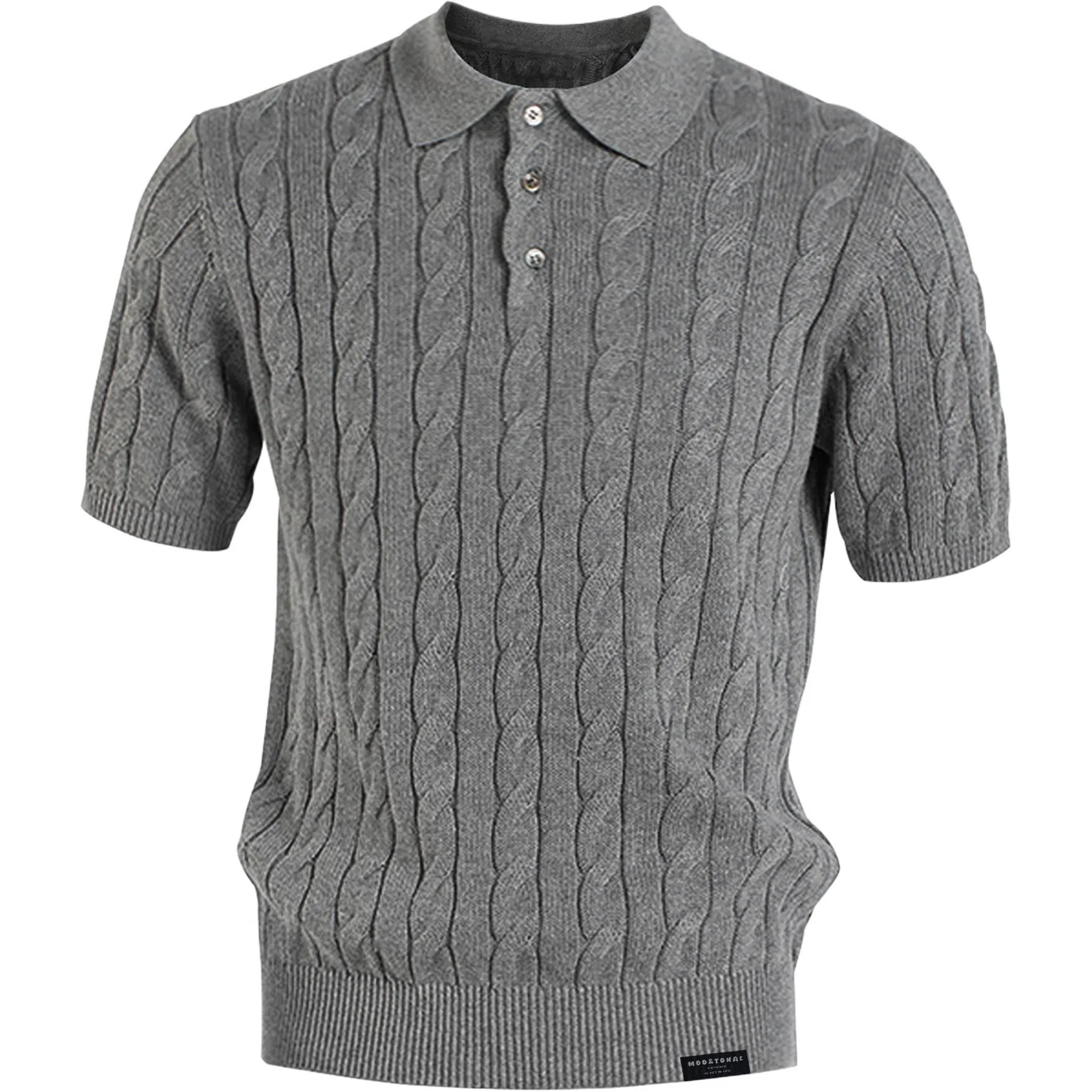 MOO&TONAL Boxy Polo Tee
