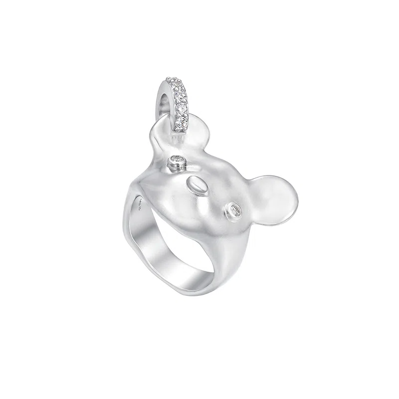YVMIN Clown Bear Cubic Zirconia Ring