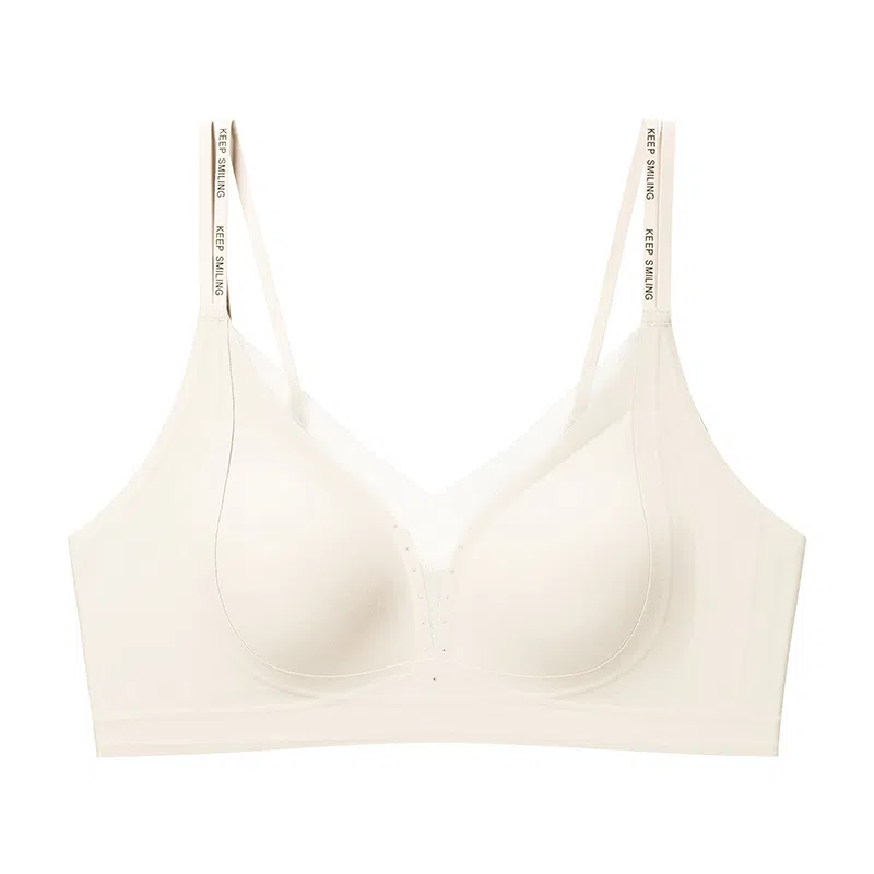 欧迪芬 细肩带美背无痕内衣女小胸聚拢提拉防下垂固定杯无钢圈收副乳夏季清凉感文胸 女款