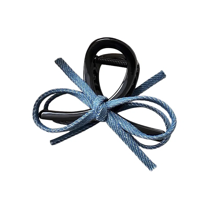 蒙妮 复古简约蝴蝶结抓夹 亚克力 发夹 女款