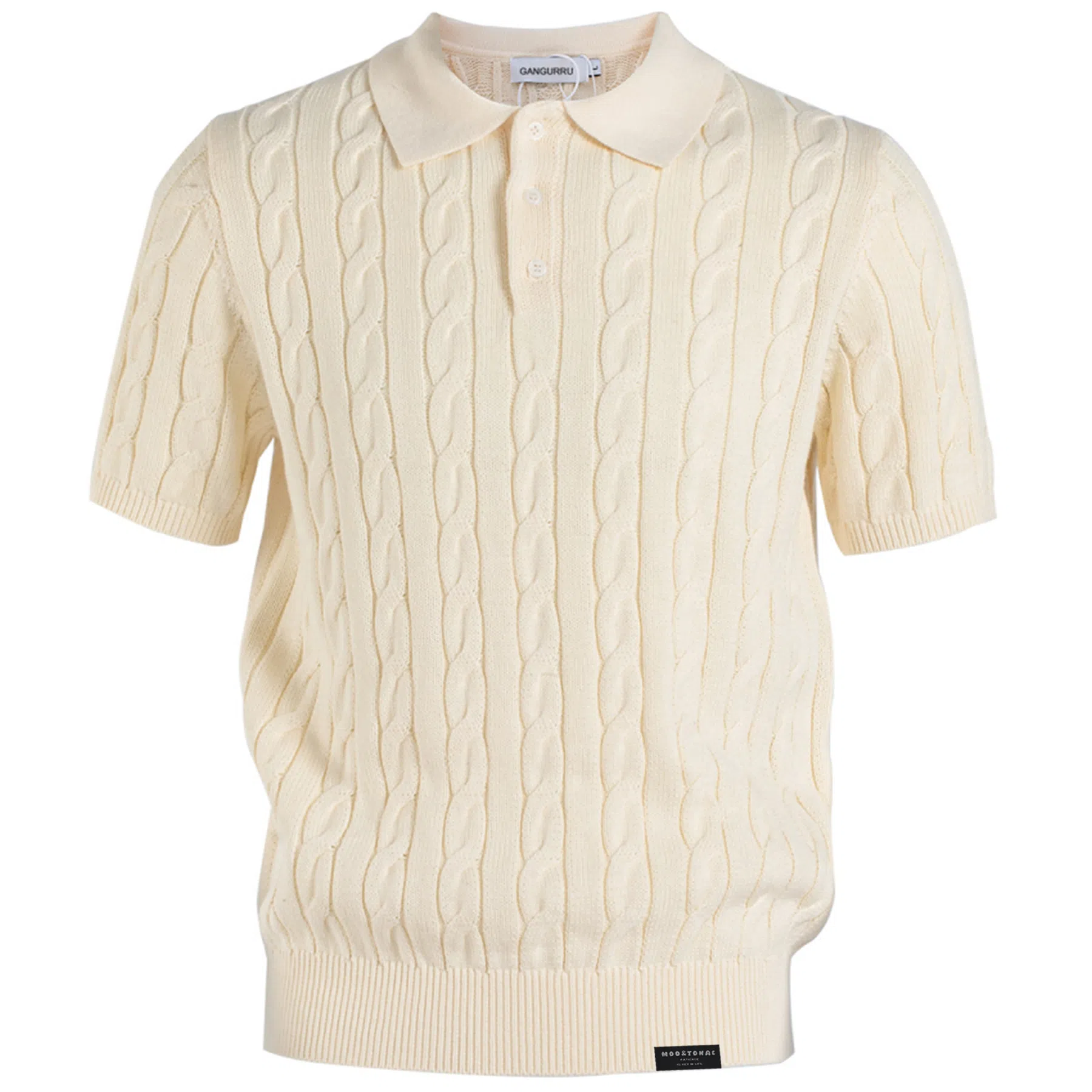 MOO&TONAL Boxy Polo Tee