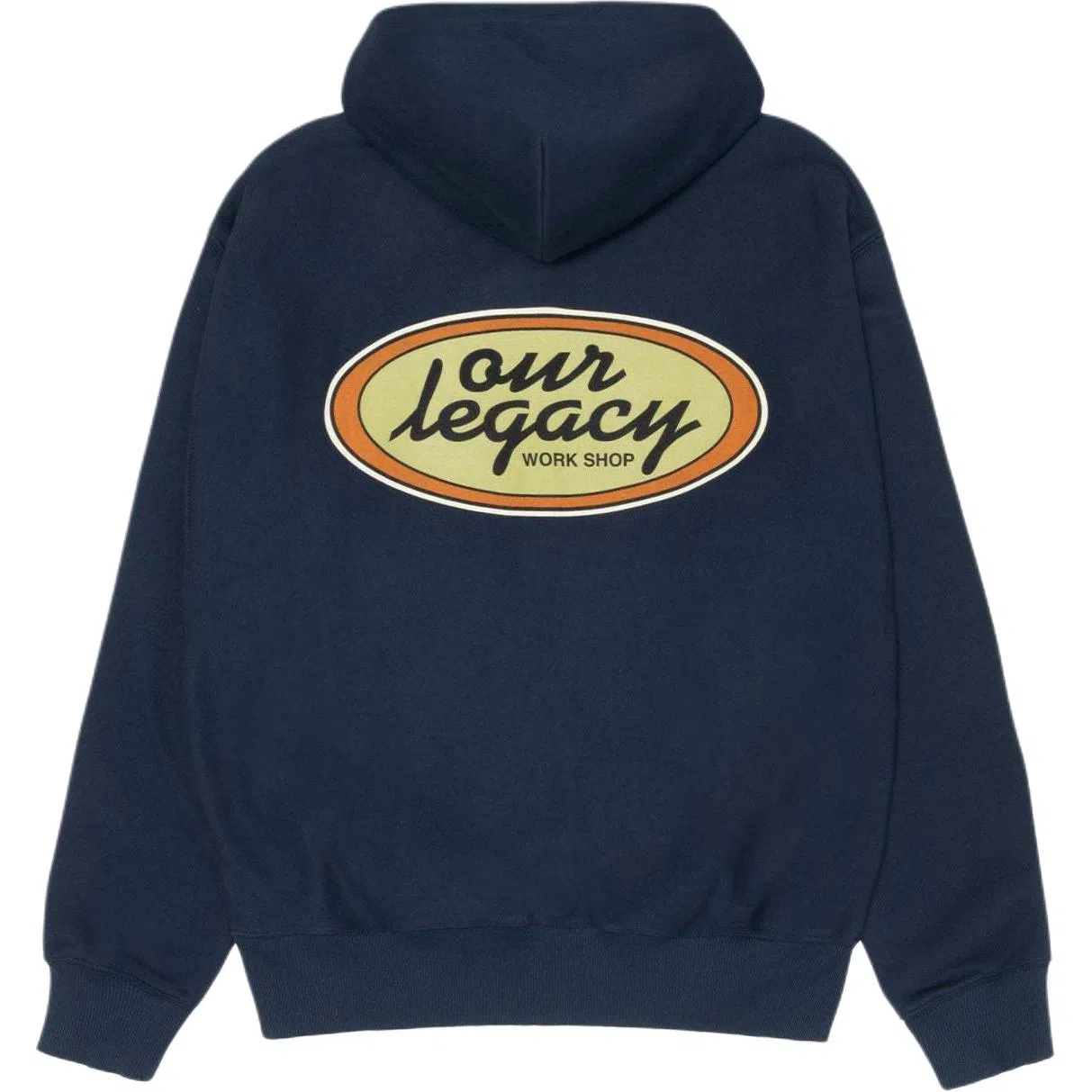 Stussy OUR LEGACY WORK SHOP OVAL ZIP HOODIE logo