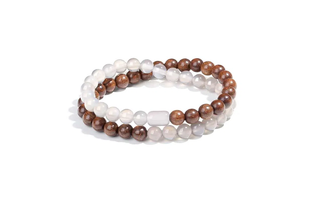 百利金 时来运转 精致轻奢优雅气质简约百搭国潮复古新中式小众设计叠戴文玩手饰#好运 金丝檀木 手串 男女同款情侣款