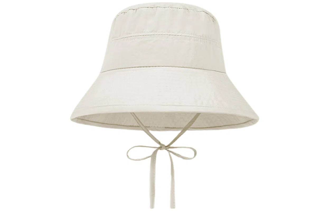 优幽兰 韩版百搭简约高级感显脸小水桶帽春夏季轻薄透气盆帽学生素颜遮脸露营遮阳 聚酯纤维 防晒帽 女款