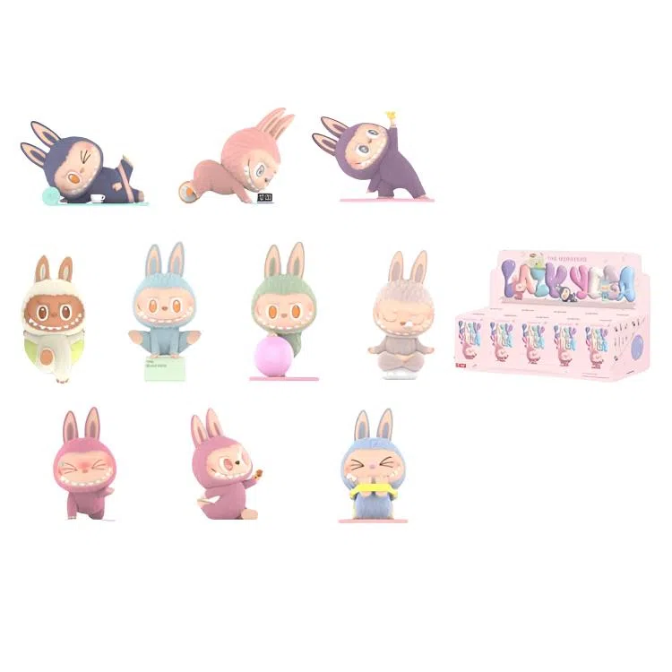Pop Mart Labubu The Monsters "Lazy Yoga"