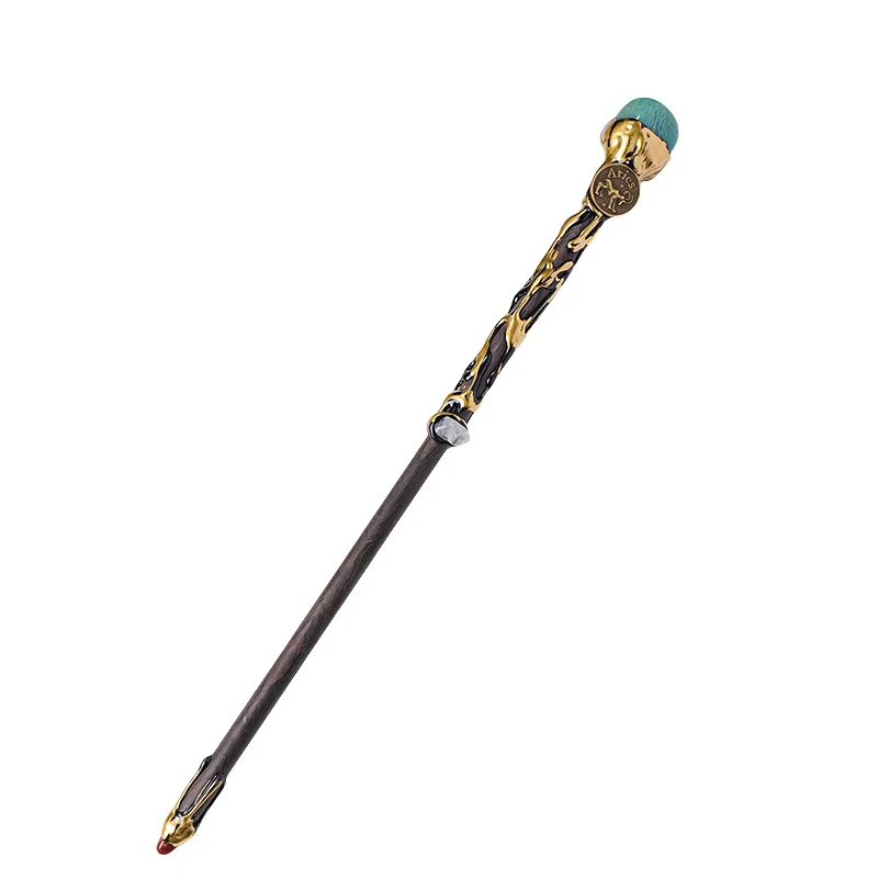 咕轹 水晶原石十二星座权杖 玩具