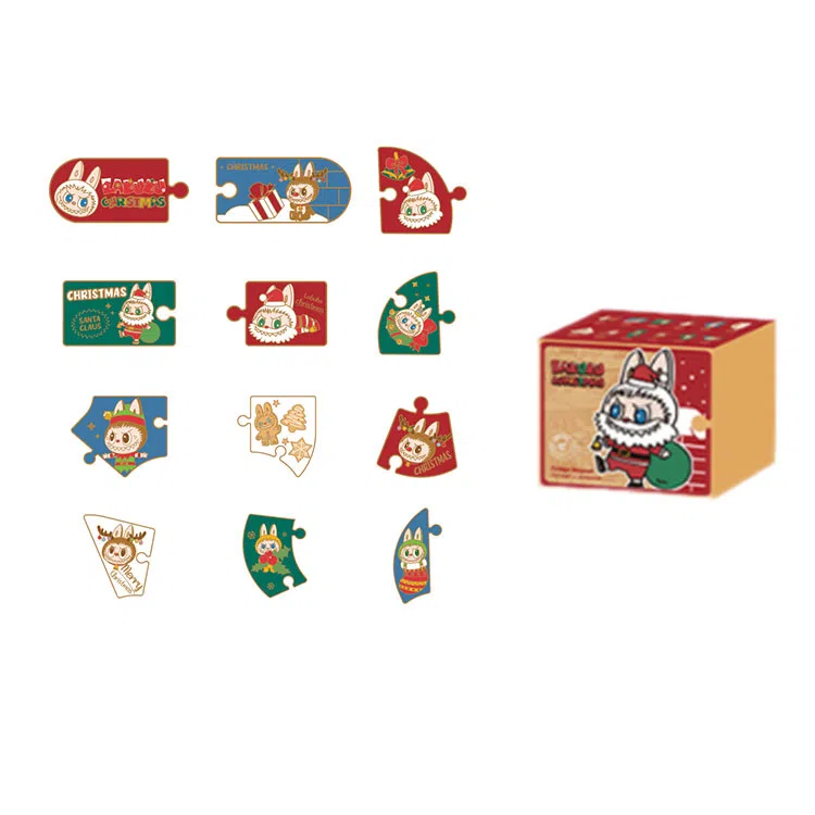 POP MART LABUBU Christmas Fridge Magnet Blind Box
