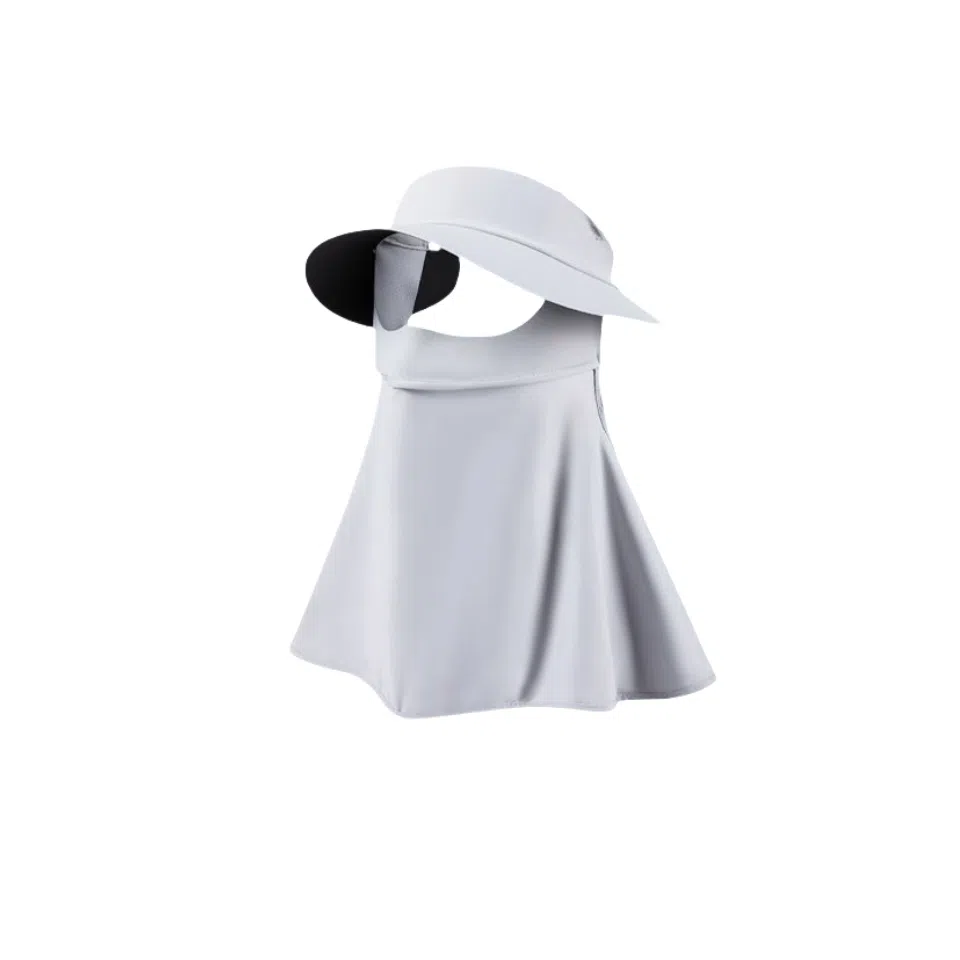 图涂丫 一体护颈遮阳防紫外线透气夏季全脸基尼 涤纶 防晒帽 男女同款情侣款