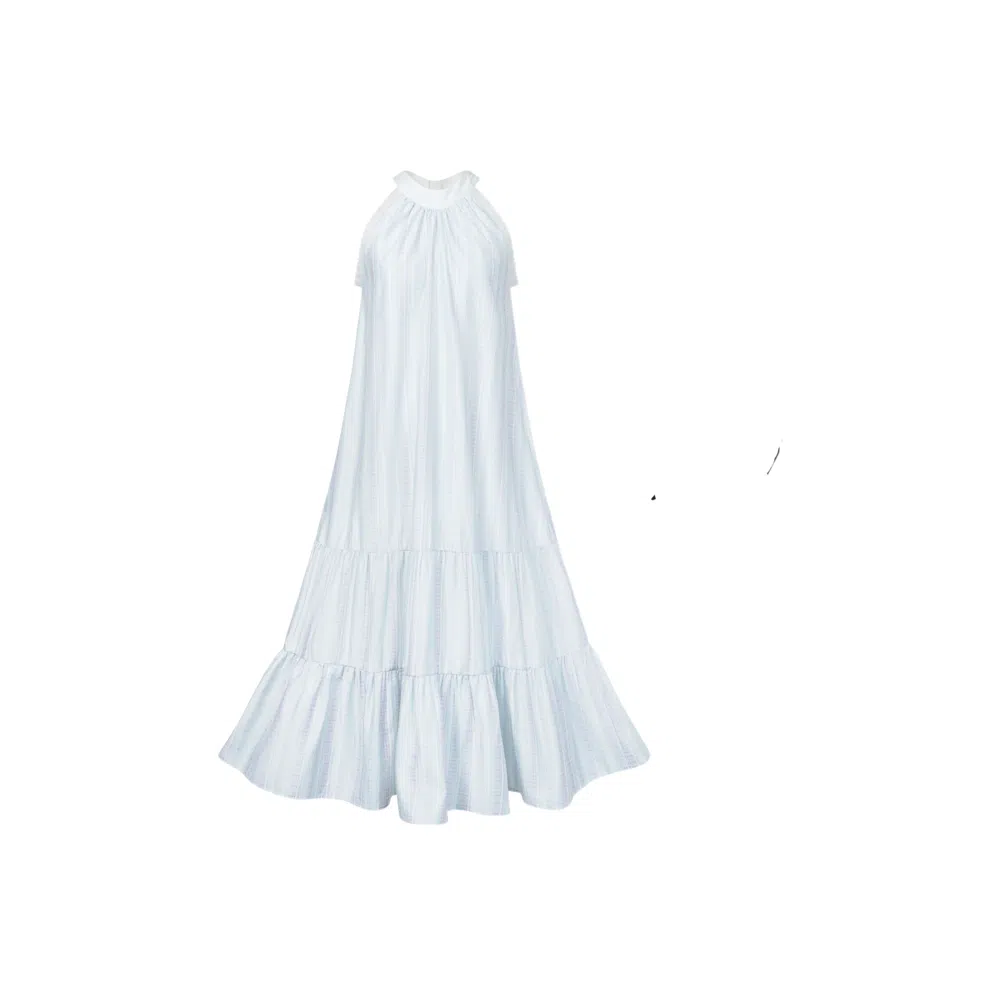 苏九儿 通勤简约时尚百搭无袖连衣裙 女款