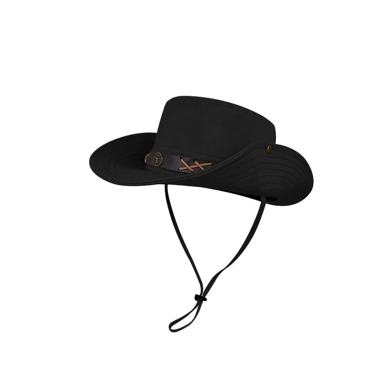 艾佳微 美式复古户外徒步露营登山帽透气旅游登山潮 棉 渔夫帽 男女同款情侣款