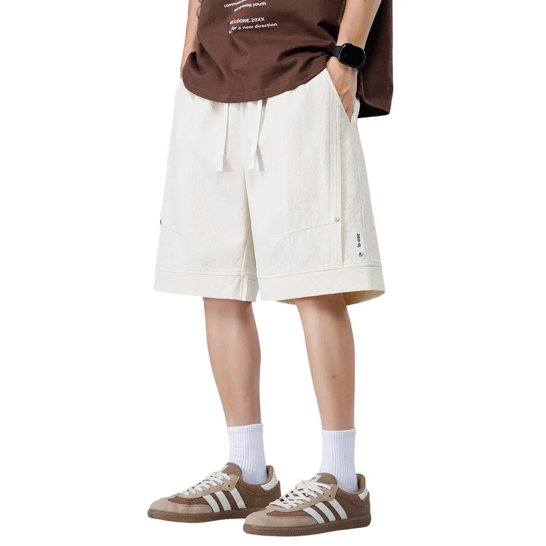 顶峰保罗 潮流痞帅五分工装跑步篮球沙滩裤无性别主义中裤宽松大码运动时尚百搭设计感休闲短裤 男女同款