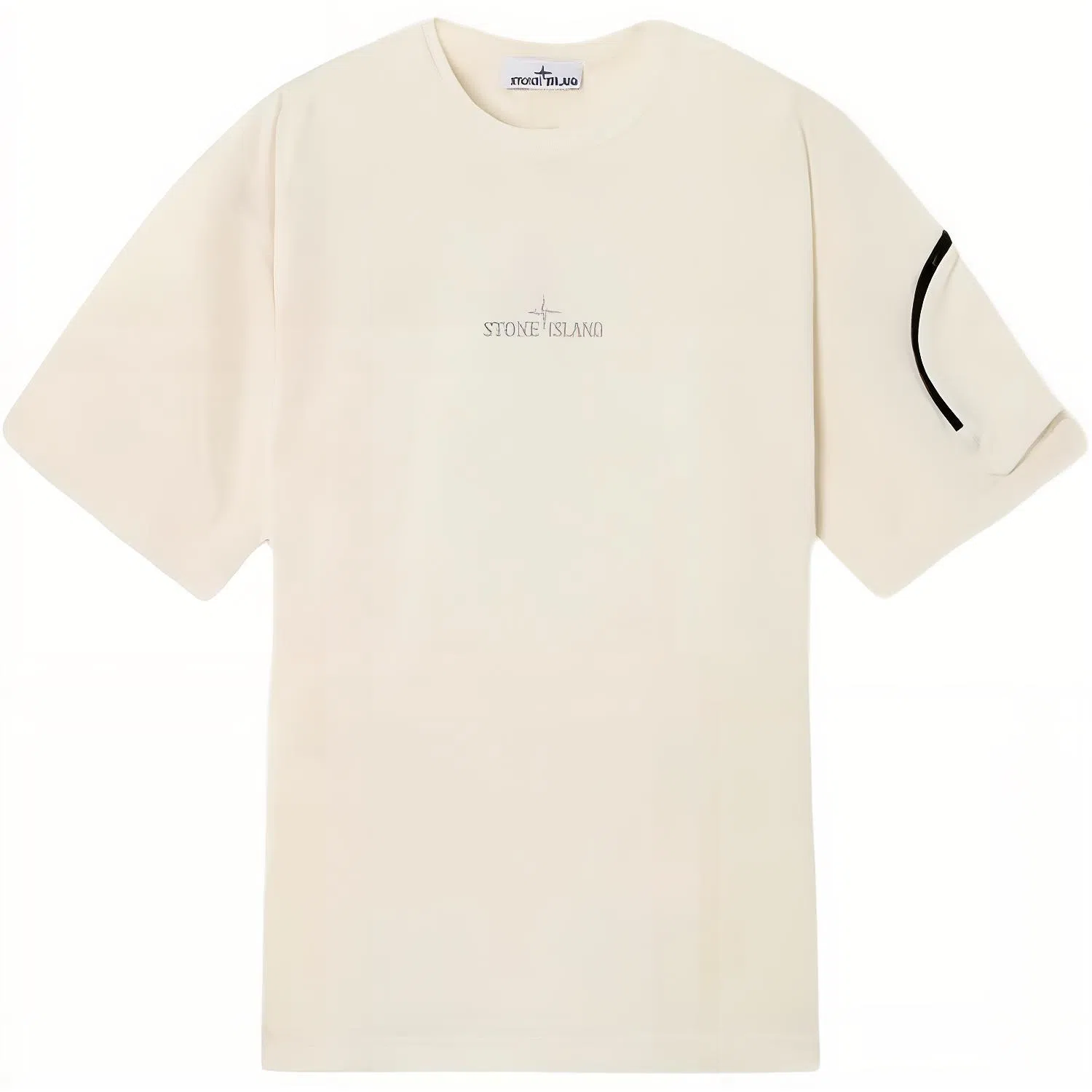 Stone Island Ivory Crewneck T-Shirt