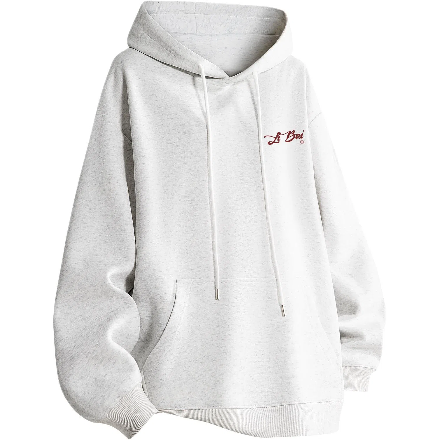 王者荣耀 国潮仙鹤字母长袖连帽落肩款宽松舒适高街痞帅高颜值休闲百搭时尚卫衣 李白款 男女同款