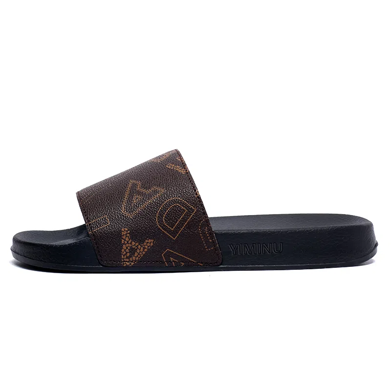 依米奴 夏日清爽 户外外穿 高颜值 时尚潮流 舒适 低调百搭 日常通勤  简约帅气 轻便柔软 居家室内 橡胶 防磨一字拖鞋 男款