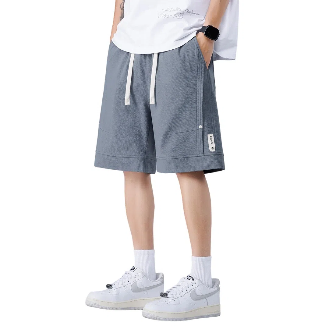 顶峰保罗 潮流痞帅五分工装跑步篮球沙滩裤无性别主义中裤宽松大码运动时尚百搭设计感休闲短裤 男女同款