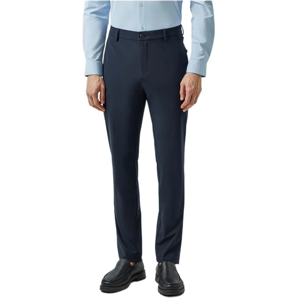 迪柯尼 中腰纯色简约舒适休闲裤 男款