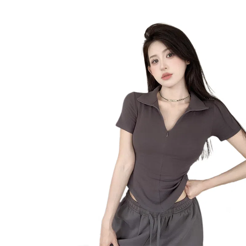 JUFU Polo Short Sleeve Top