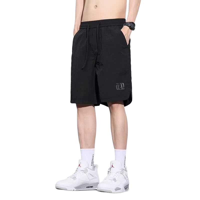 北极绒 美式复古时尚舒适高级感工装宽松薄款休闲短裤 男款