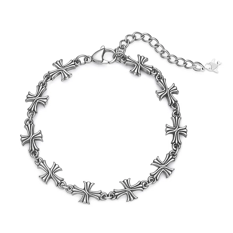 Fairwhale Vintage Cross Bracelet