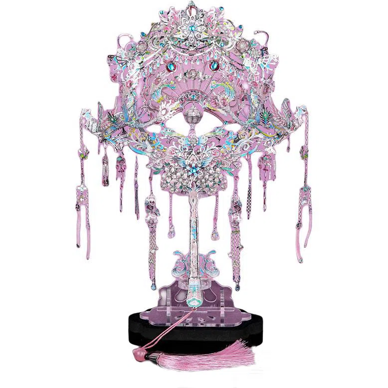 极慧猫 银囍扇 拼装模型