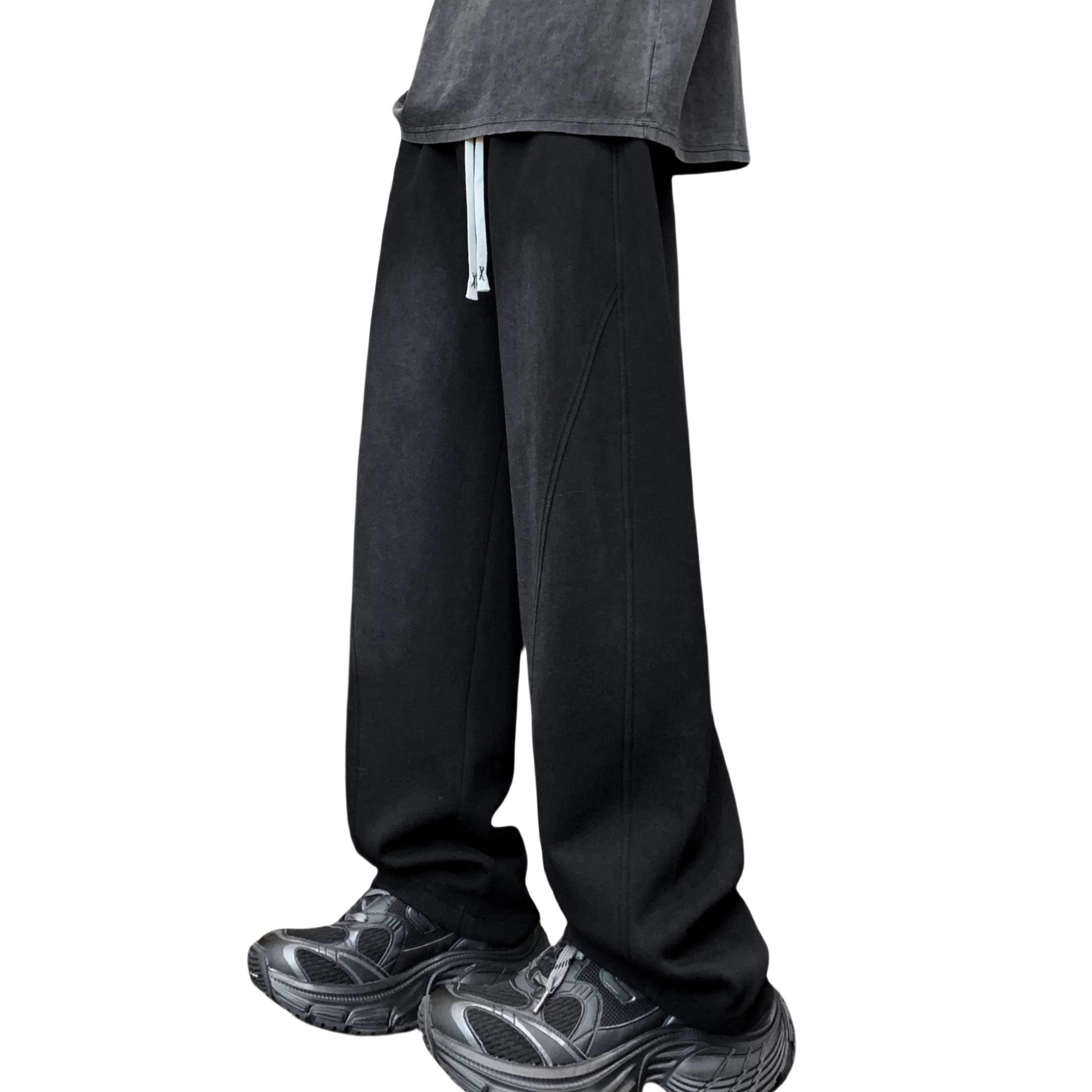 AMBER LIGHT Vintage Loose Jeans Black