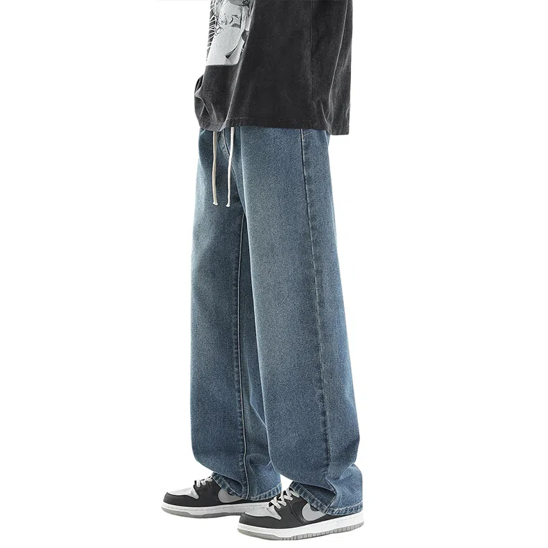 FRQ Vintage Washed Wide Leg Jeans