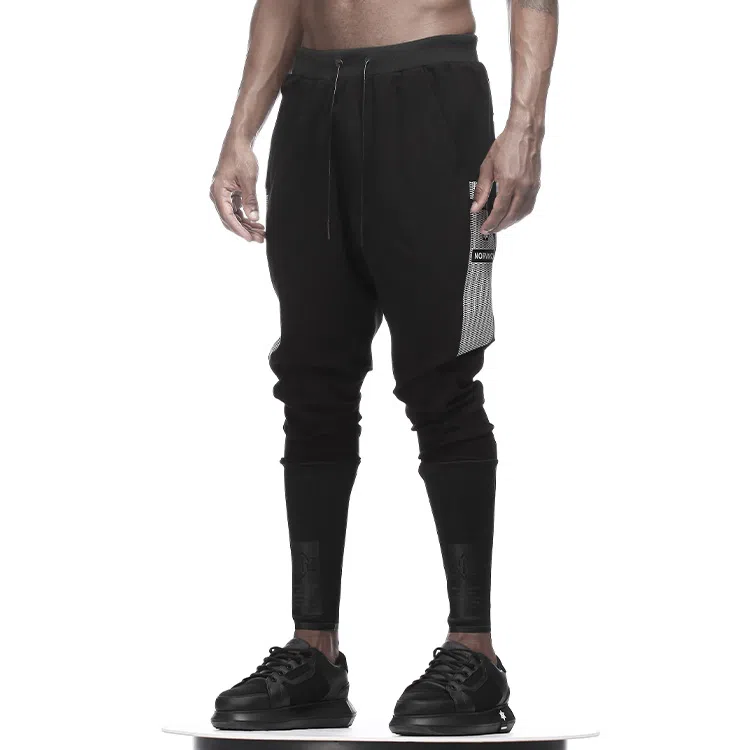 NORVINCY Elastic Cuff Harem Pants