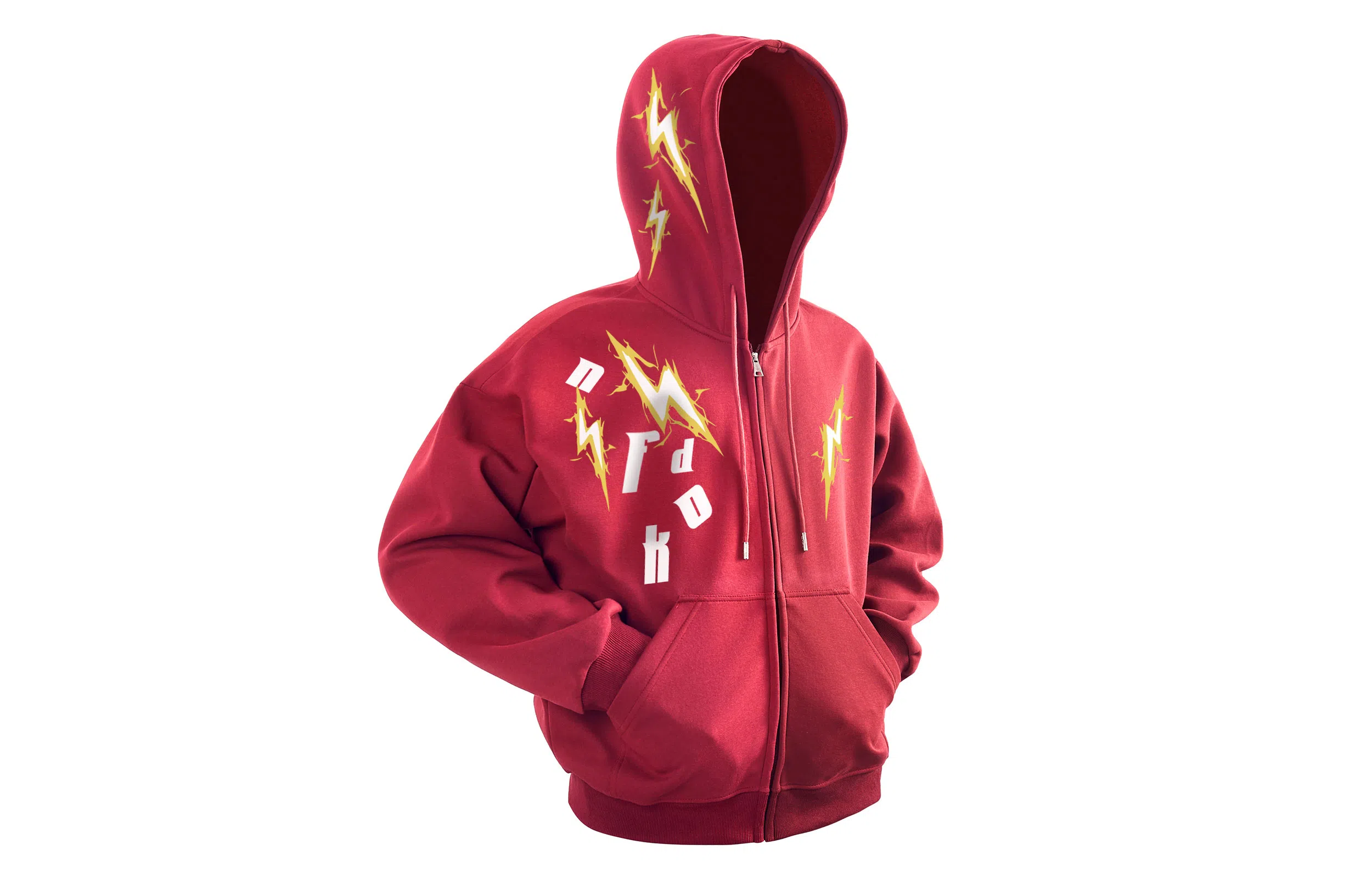 FONDLOOK Lightning Logo Hoodie