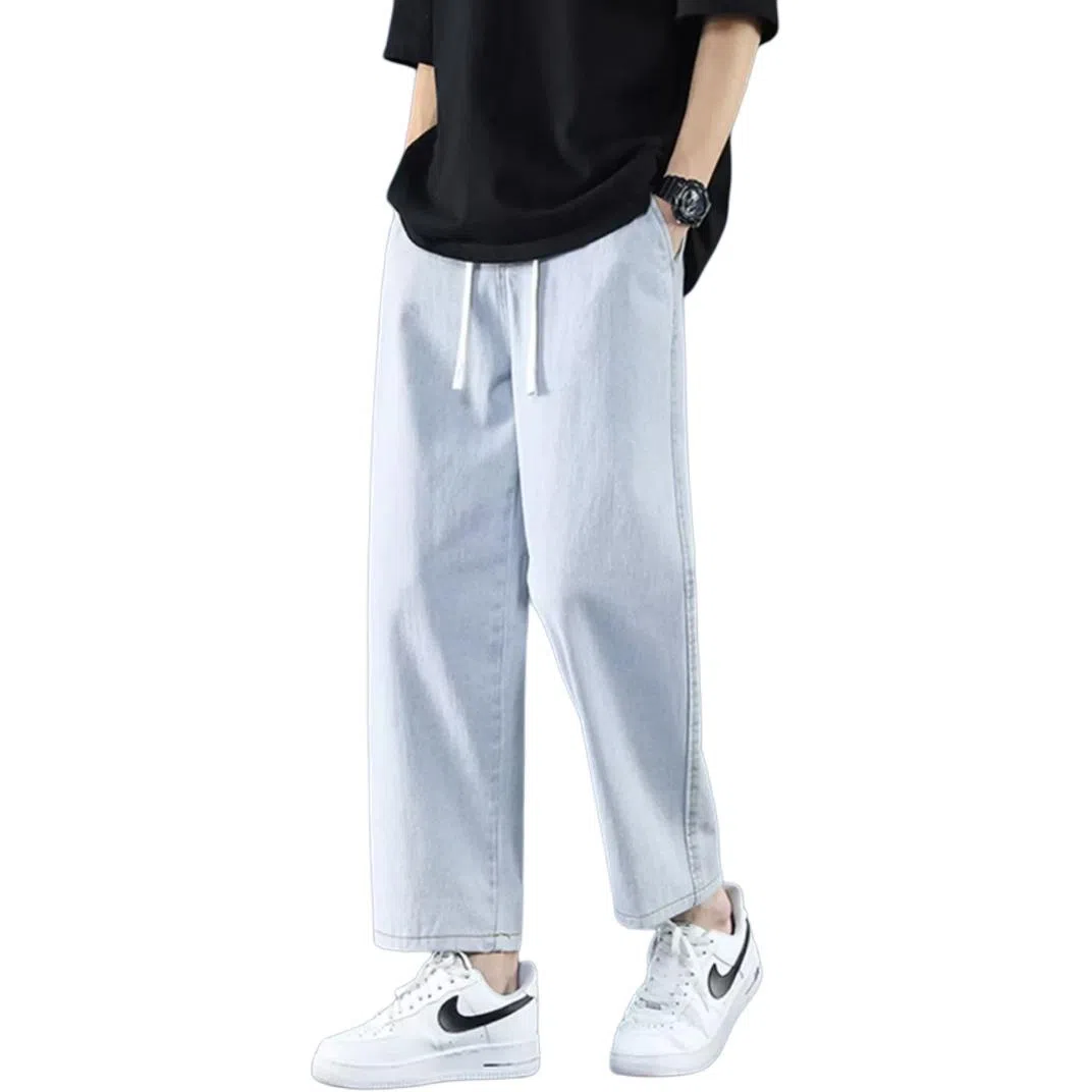 布客行 多风格融合垂坠感显高显瘦直筒长裤牛仔裤 男女同款