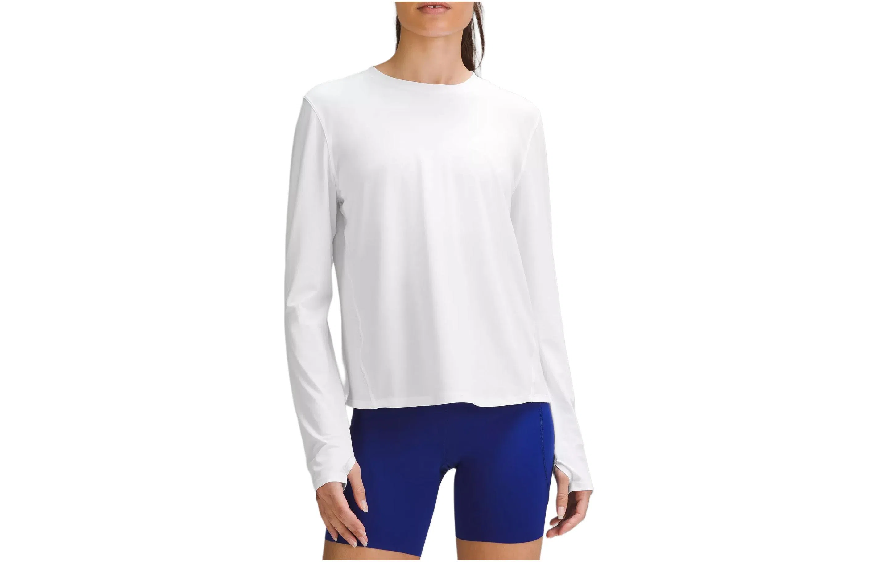 lululemon Mesh Panelled Long Sleeve Tee