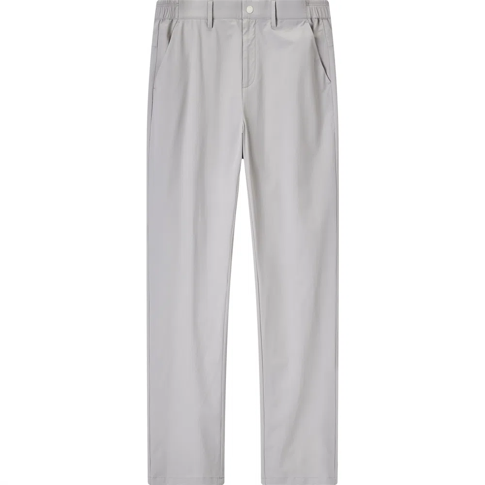 九牧王男裤专家 易打理系列 垂坠感标准直筒西装裤 男款 灰卡其