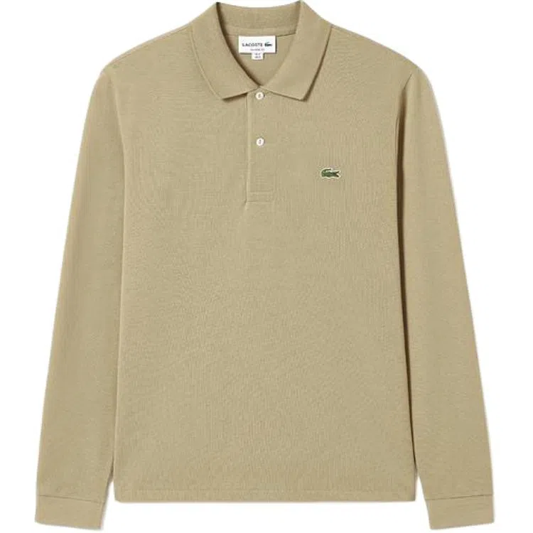 Lacoste Logo Patch Long Sleeve Polo