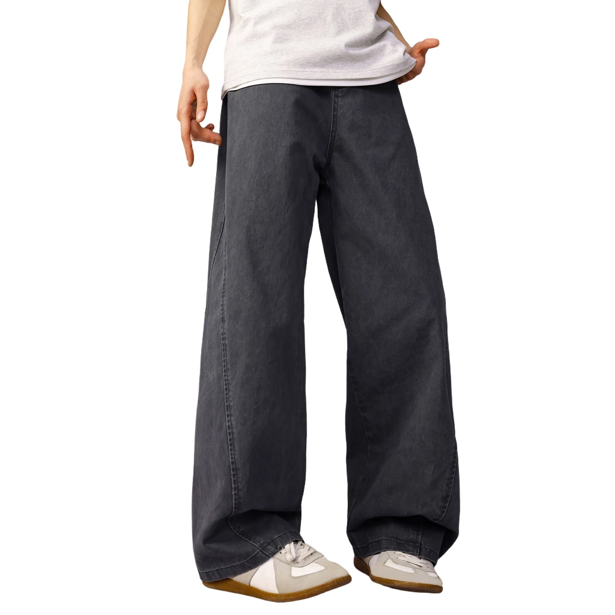 LA'T.WEEKEND Classic Casual Pants